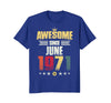 Image of Awesome Since June 1971 Vintage 47th Birthday Gifts Shirts