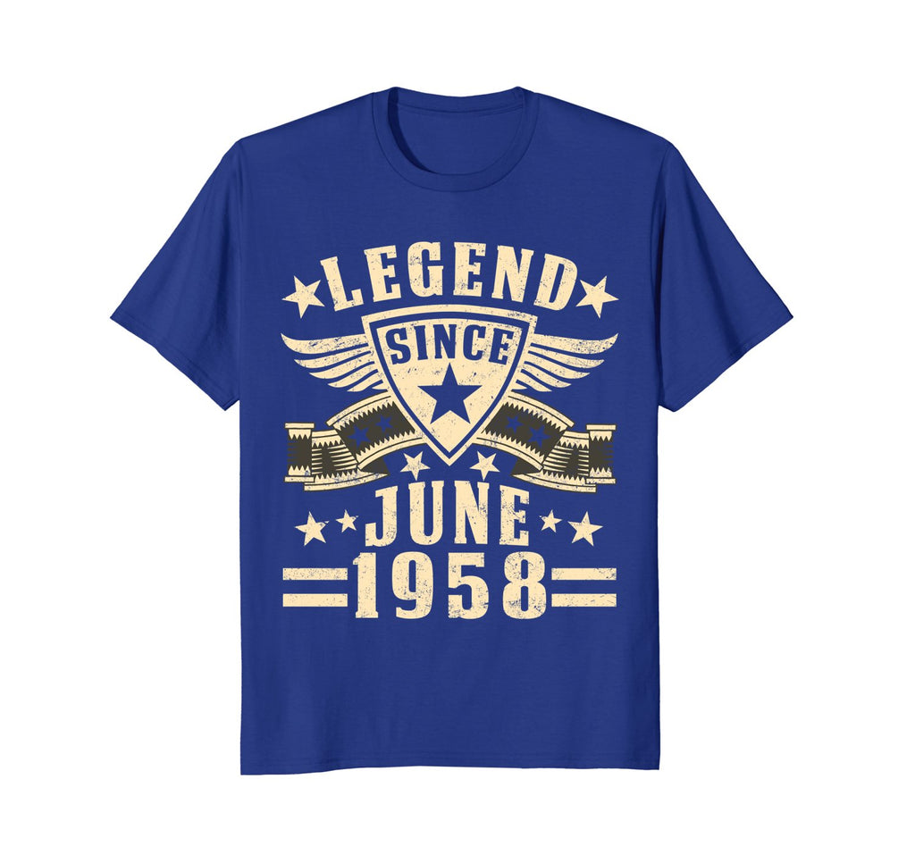 Legend Since June 1958 T-shirt 60th Birthday Gifts