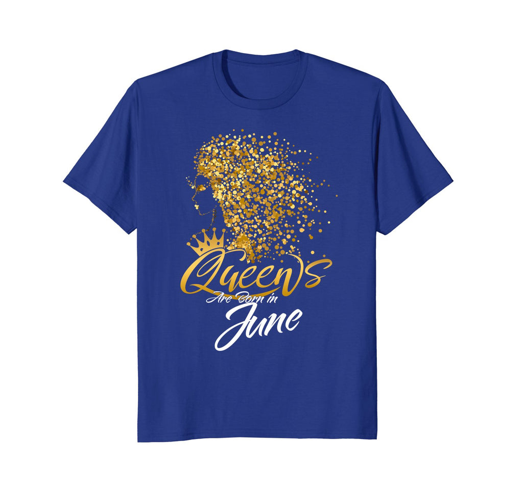 Black Women In June Birthday T-Shirt Facts Girl Sayings