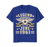 Image of Legend Since June 1961 T-shirt 57th Birthday Gifts