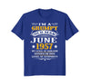 Image of Mens Grumpy Old Man June 1957 - 61st Birthday Gift T-Shirt