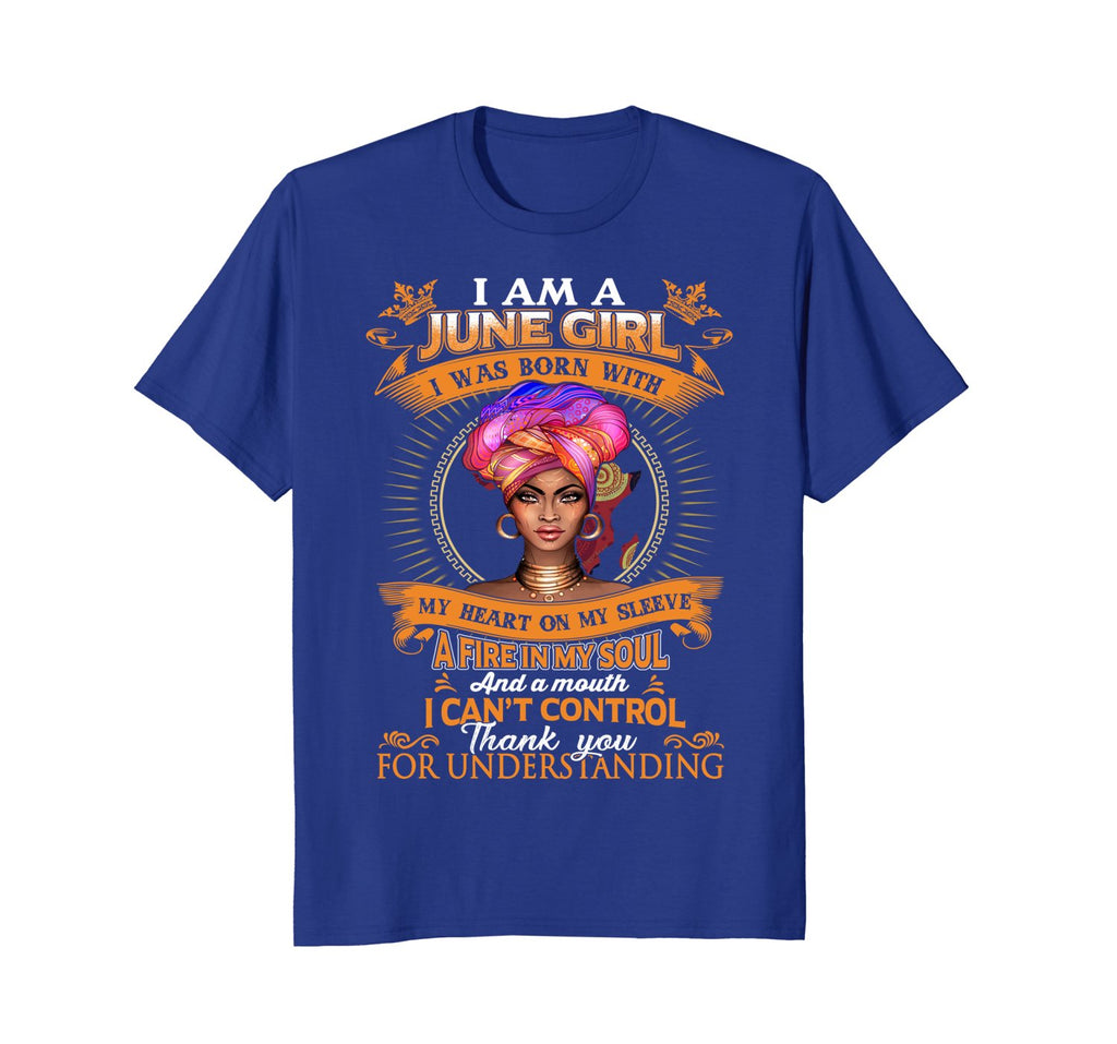 I'm a June Girl Shirt-Funny Birthday T-Shirt for Women