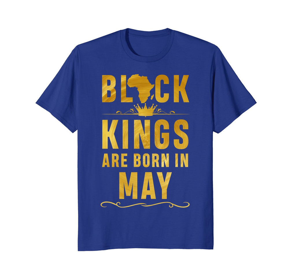 Kings Are Born In June Birthday T-Shirt for Black Men