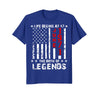 Image of Mens Life Begins At 47th Birthday T-Shirt June 1971 Legends Tee