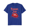 Image of Queens Are Born In June Birthday T-Shirt for Black Women