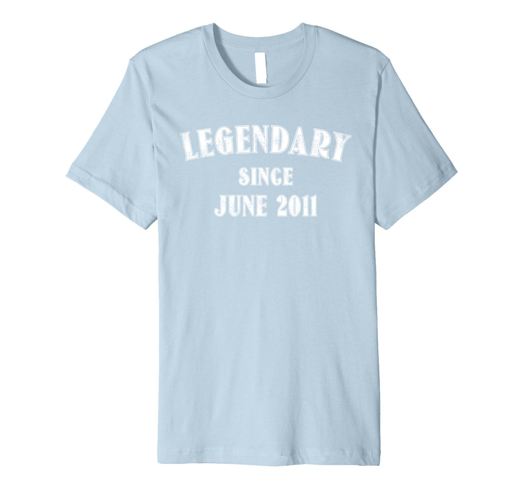 Legendary Since June 2011 7th Birthday T-Shirt