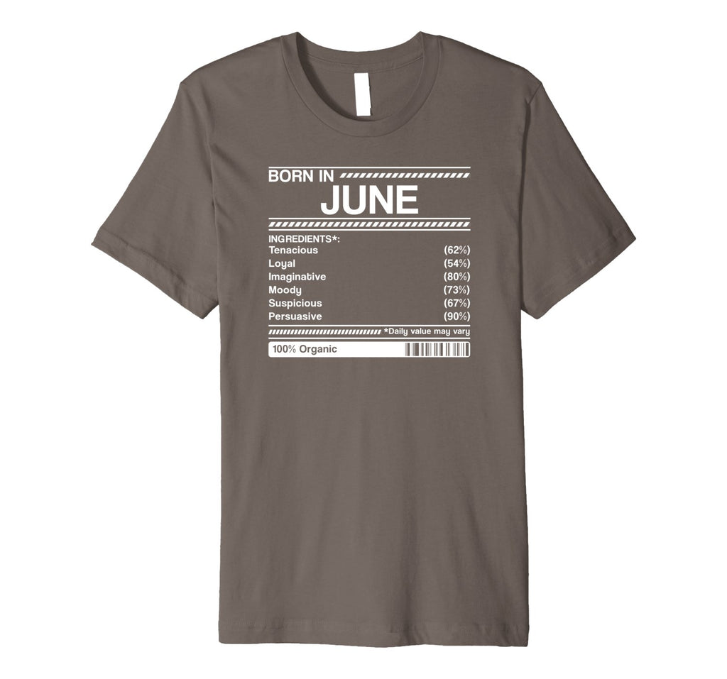 born in june birthday facts gift t-shirt