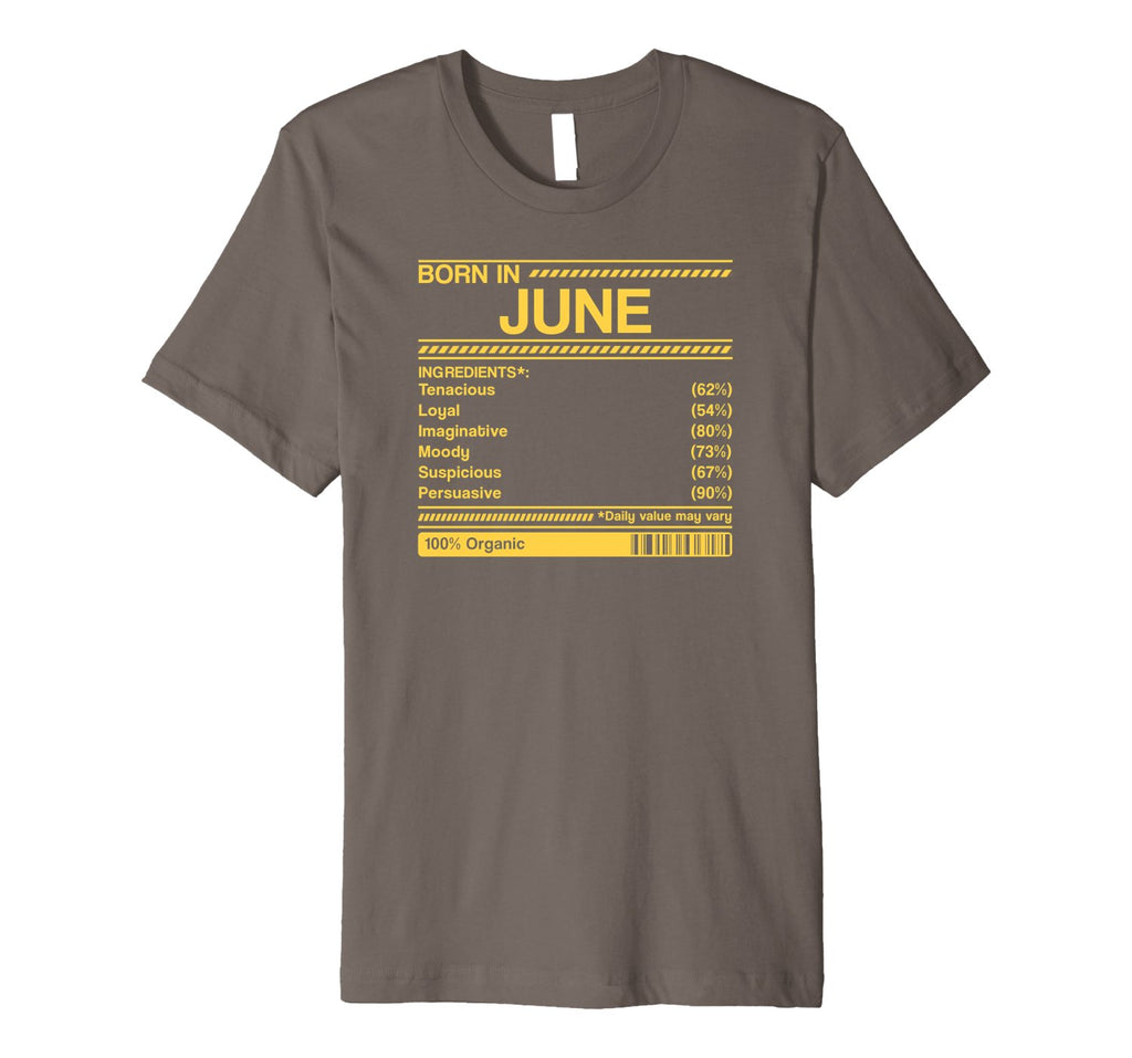 born in june birthday facts gift t-shirt