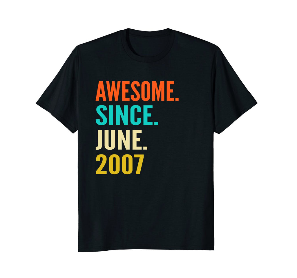 Born in June 2007 11th Birthday Gift 11 years old T-shirt