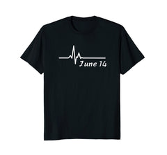 June 14th Anniversary T-Shirt Couples Birthday Wedding Gift