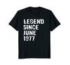 Image of Legend Since June 1977 Tshirt 41st Birthday Gift Tee Shirt