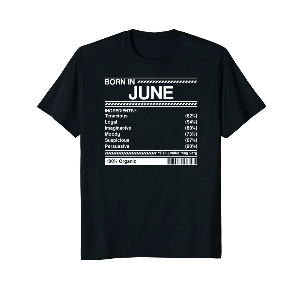 born in june birthday facts gift t-shirt