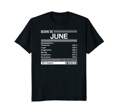 born in june birthday facts gift t-shirt