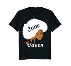 June Birthday Queen T-Shirt Strong Black Women Shirt