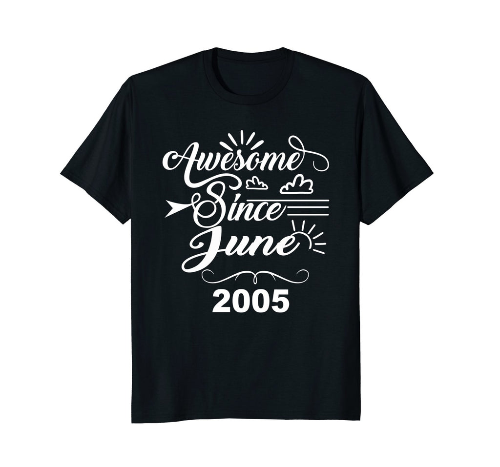 Awesome Since June 2005 T-shirt - 13th Birthday Gifts