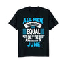 Image of Born in June Birthday TShirt For Mens Women Kids