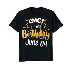 OMG! It's My Birthday 4th of June Birthday Gift T-Shirt