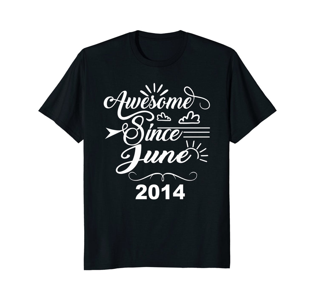 Awesome Since June 2014 T-shirt - 4th Birthday Gifts