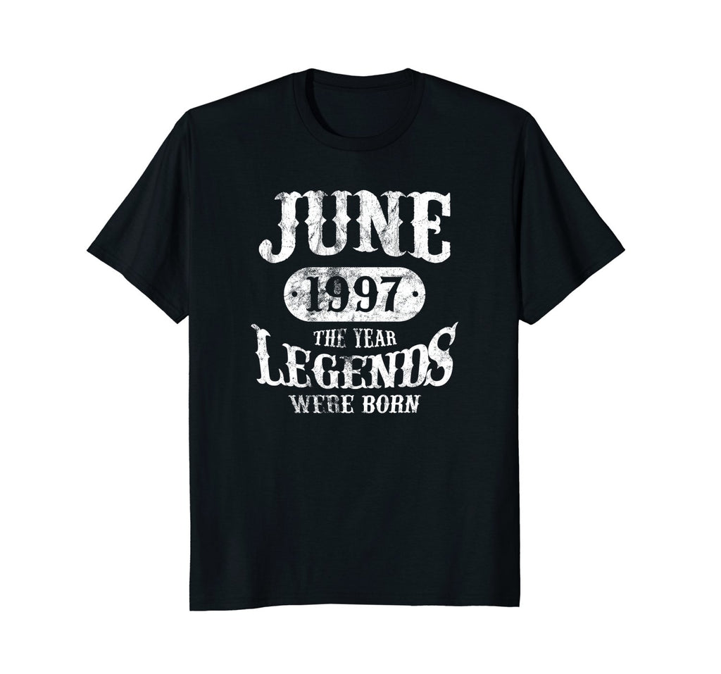 June 1997 T-Shirt The Year Legends Were Born 21st Birthday