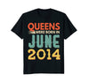 Image of Queens Born In JUNE 2014 4th Awesome Birthday Gift Shirt
