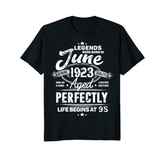 Legends Were Born In June 1923, 95th Birthday Gift Shirt