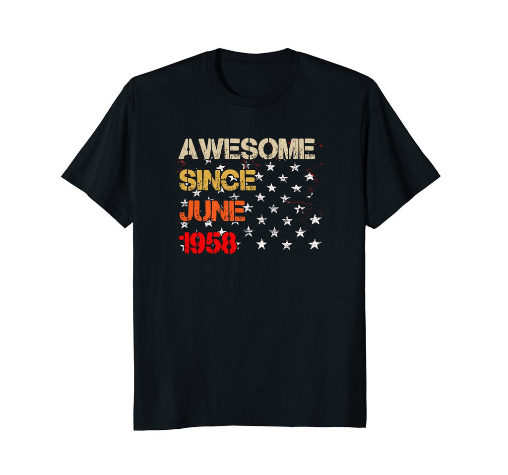 Born In June 1958 60th Birthday Gift 60 Years T Shirt