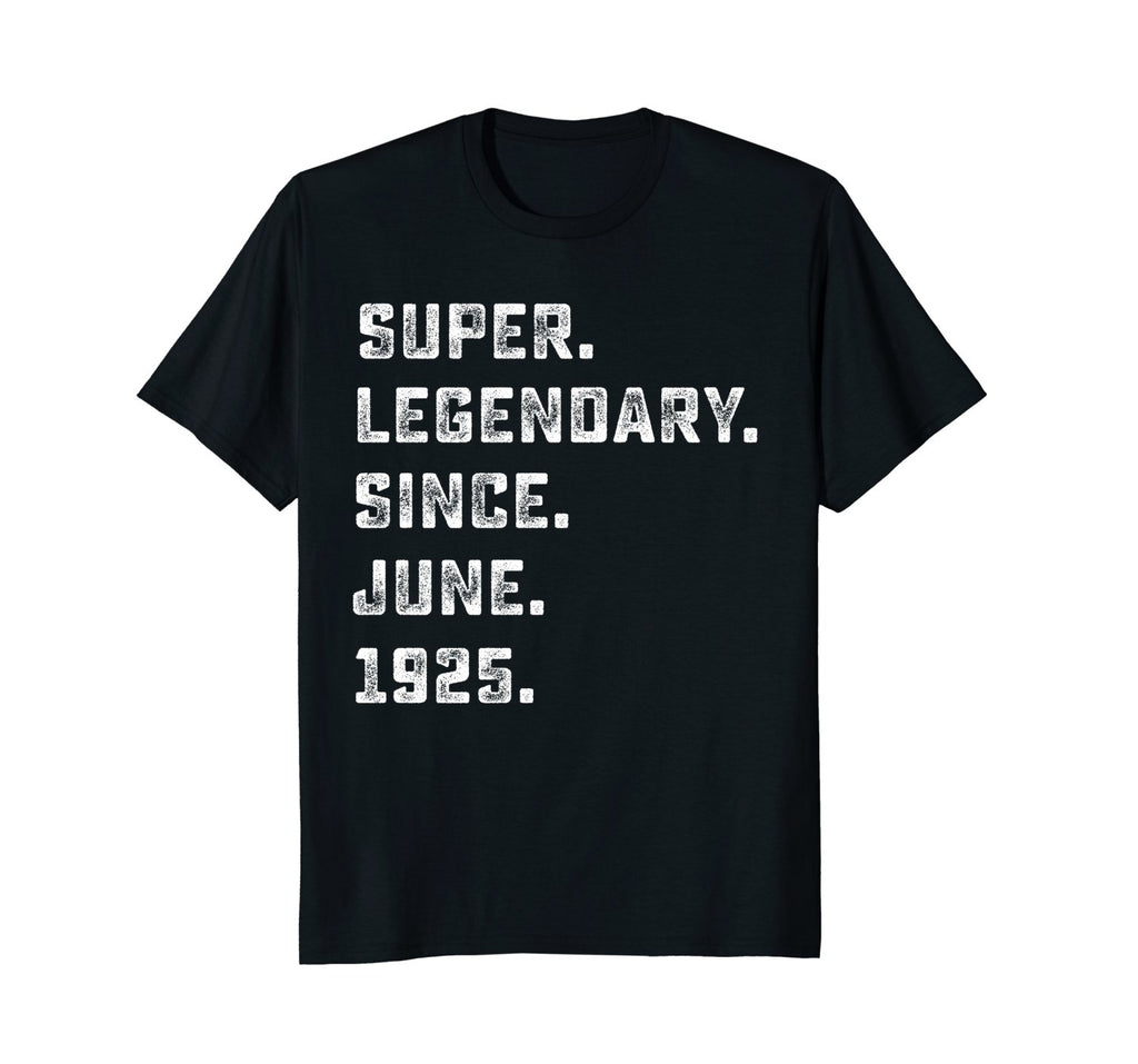 Super Legendary Since June 1925 93rd Year Birthday Shirt