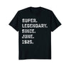 Image of Super Legendary Since June 1925 93rd Year Birthday Shirt