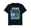 Image of June 1960 - 58th Birthday T-Shirt Gift