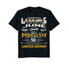 Image of Legends Were Born In June 1968, 50th Birthday Gift Shirt