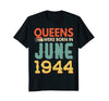 Image of Queens Born In JUNE 1944 74th Awesome Birthday Gift Shirt