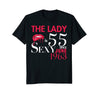 Image of Funny 55th Birthday Shirts | The Lady is 55 Since June 1963