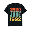 Image of Queens Born In JUNE 1992 26th Awesome Birthday Gift Shirt