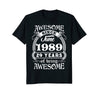 Image of Awesome Since June 1989 T-Shirt 29th Birthday Gift