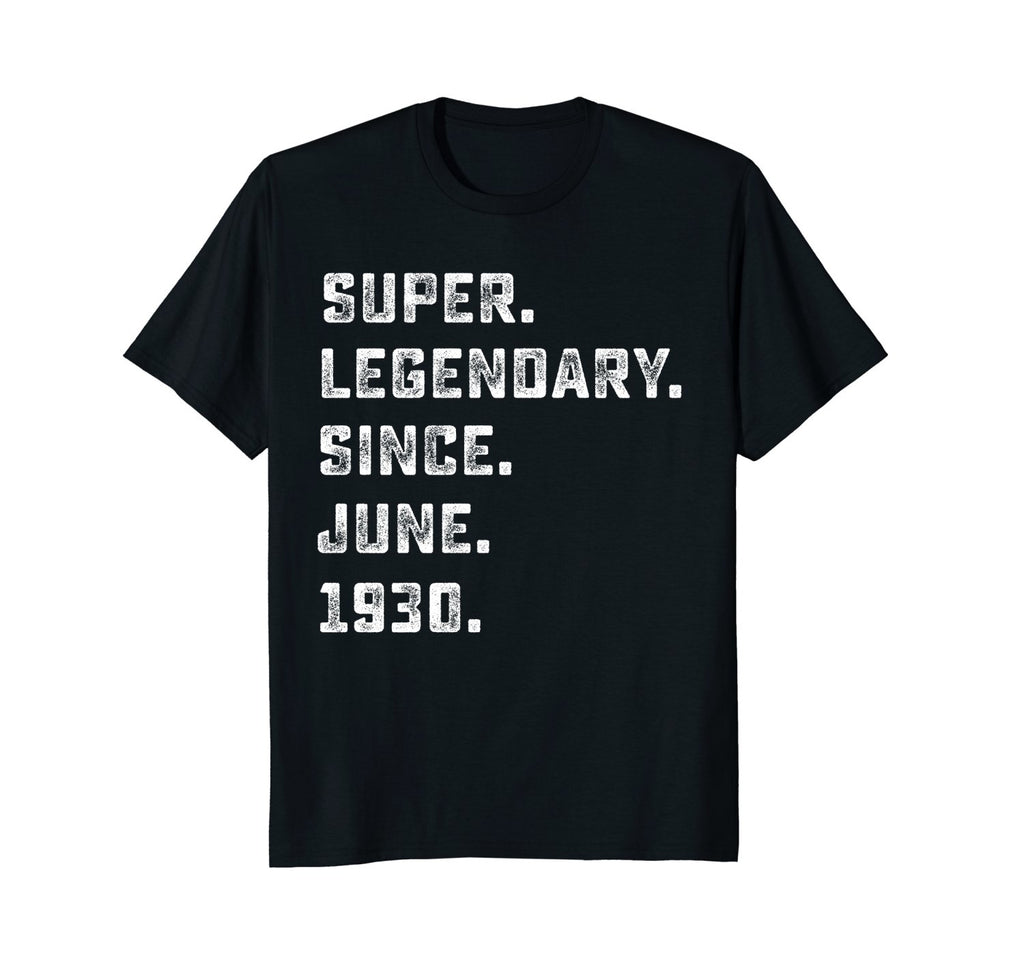 Super Legendary Since June 1930 88th Year Birthday Shirt