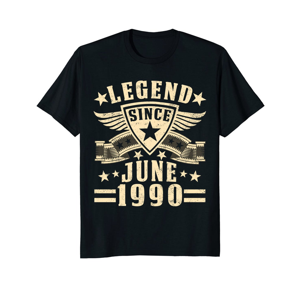 Legend Since June 1990 T-shirt 28th Birthday Gifts