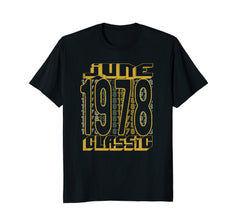 June 1978 Classic 40th Birthday Gift Vintage Men's T-Shirt