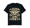 Image of Legend Since June 1987 T-shirt 31st Birthday Gifts