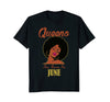 Image of Black Queens Are Born in June Birthday T-Shirt Gift Tee