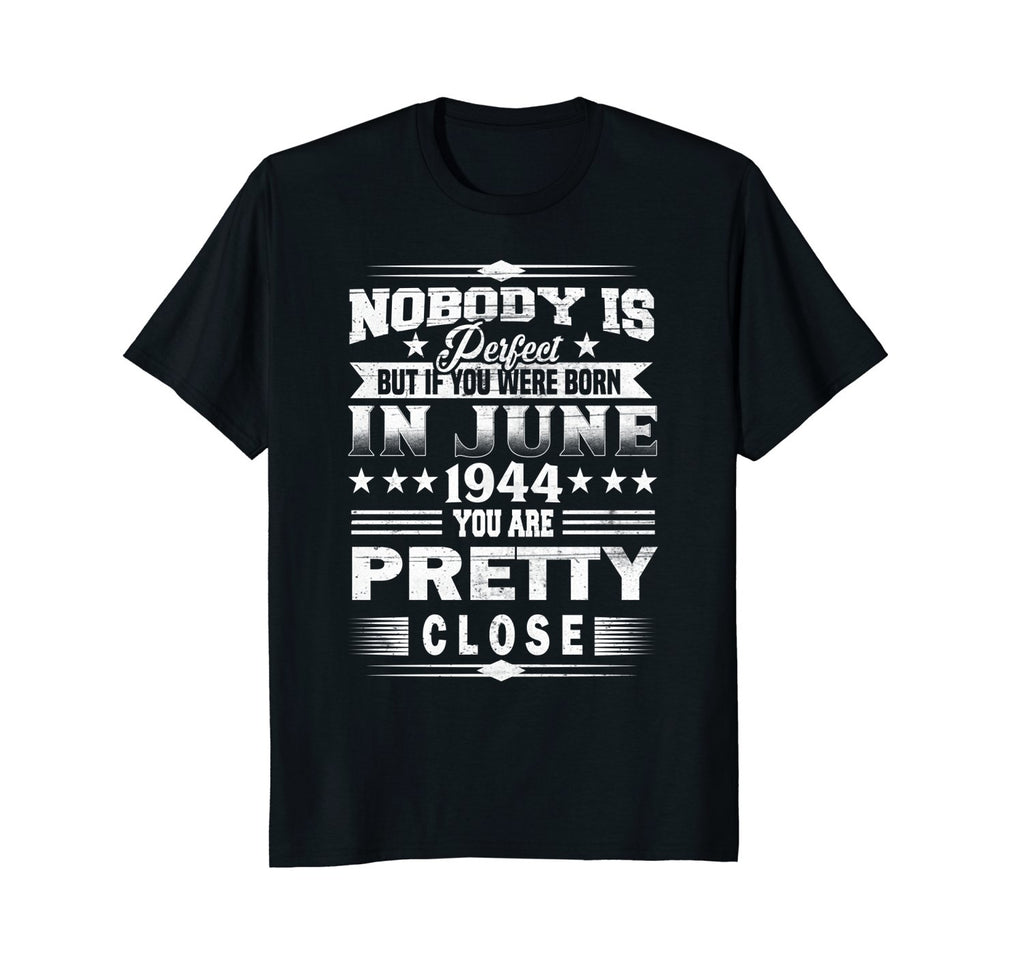 Made In June 1944 Vintage 74th Birthday Gift Tshirt