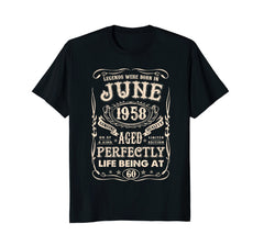 Legends were born in June 1958 60th Birthday Gift T Shirt