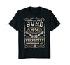 Image of Legends were born in June 1958 60th Birthday Gift T Shirt