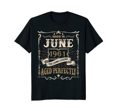 Made In June 1961 The Living Legend 57th Birthday Shirt