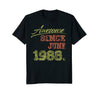 Image of Awesome Born on June 1988 30th Birthday Gift T-shirt 30th
