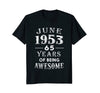 Image of June 1953 Shirt-65th Birthday Gift Ideas For Men, Women