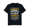Image of Mens Grumpy Old Man June 1933 - 85th Birthday Gift T-Shirt
