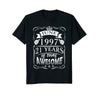 Image of June 21th Birthday 1997 Shirt 21 Years Of Being Awesome