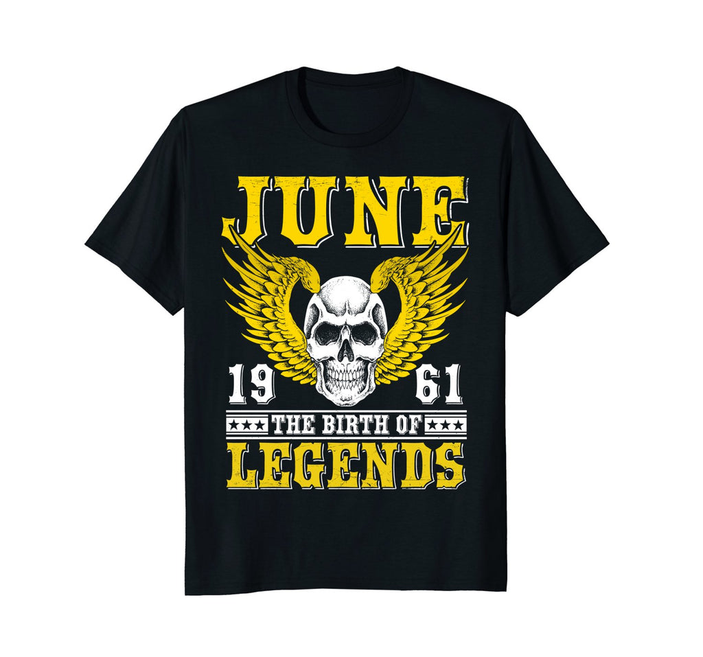 June 1961 The Birth Of Legends Shirt Vintage 57th Birthday