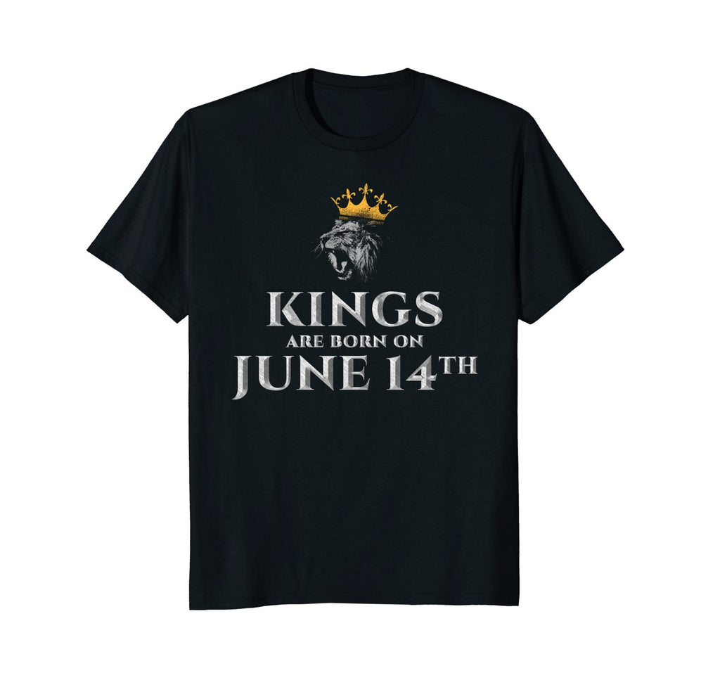 Kings Are Born On Jun 14th T-shirt Birthday In June