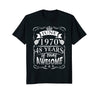 Image of June 48th Birthday 1970 Shirt 48 Years Of Being Awesome